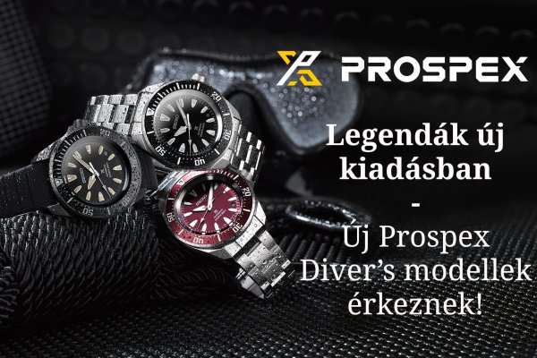 Legendák új kiadásban - Új Prospex Diver’s modellek a legnagyobb nevek nyomdokain