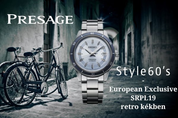 Presage Style 60’s European Exclusive limited edition retro kékben