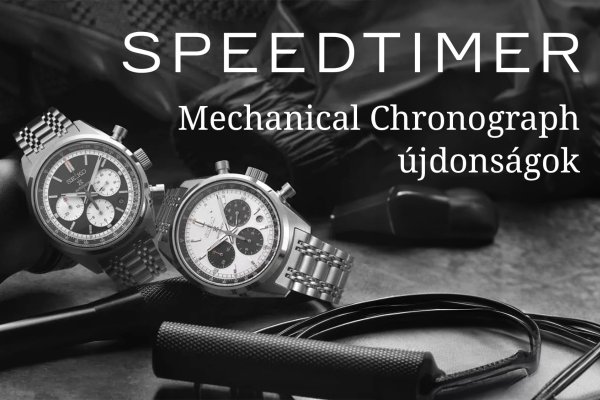 Két új Speedtimer mechanikus kronográf érkezik - vintage érzés a legmodernebb tartalommal megtöltve