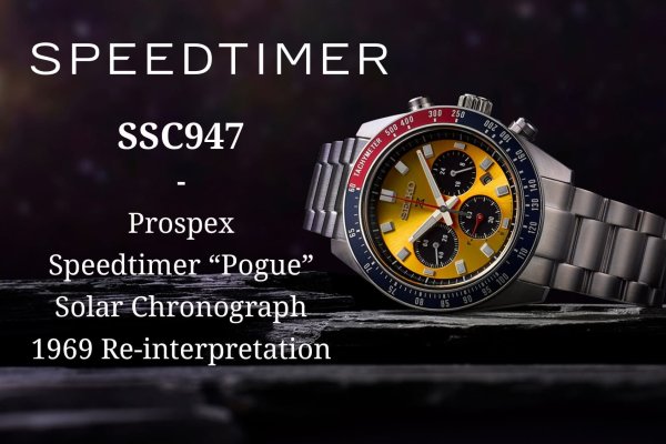 Prospex Speedtimer “Pogue” Solar Chronograph 1969 Re-interpretation - a Seiko történetének egyik legismertebb darabja ihlette 