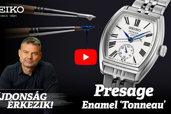 Újdonság érkezik! Seiko Presage Enamel 'Tonneau'